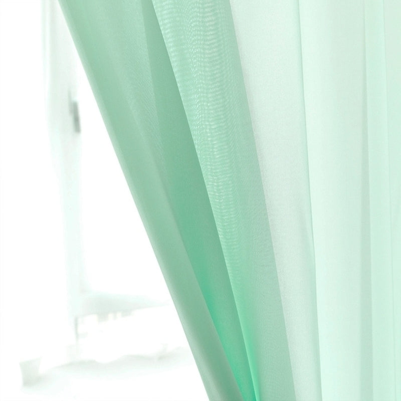 Mira Uni Voilage Rideau sur Mesure Oeillets