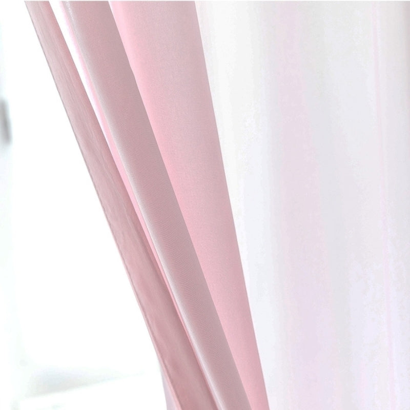 Mira Uni Voilage Rideau sur Mesure Oeillets