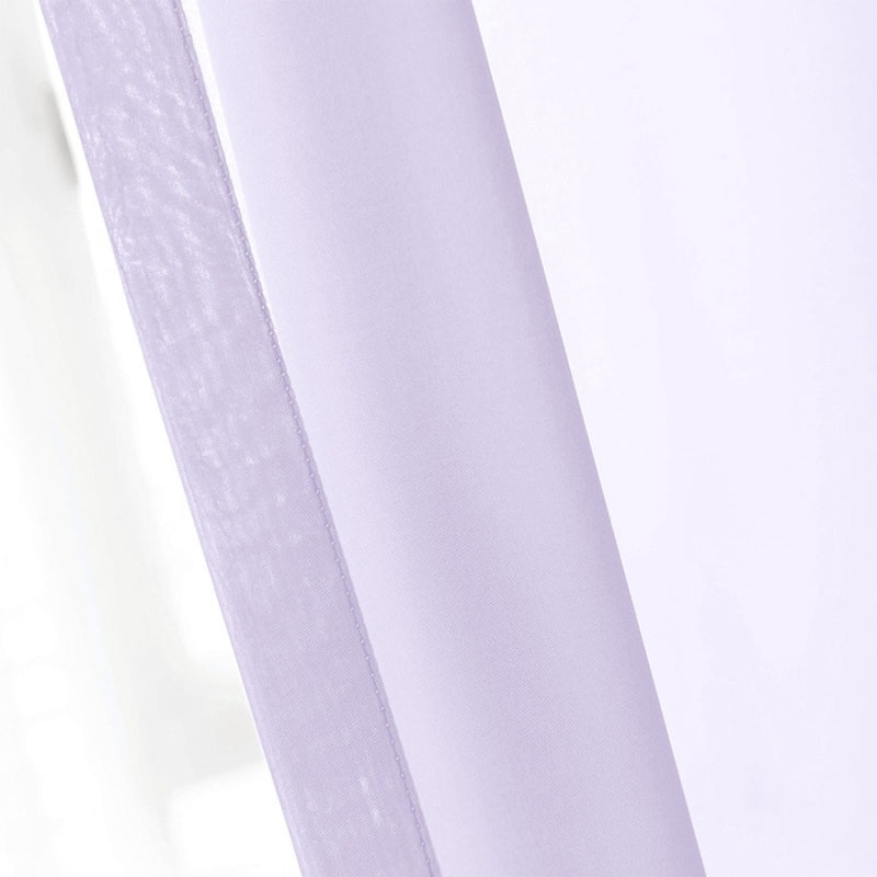 Mira Uni Voilage Rideau sur Mesure Oeillets