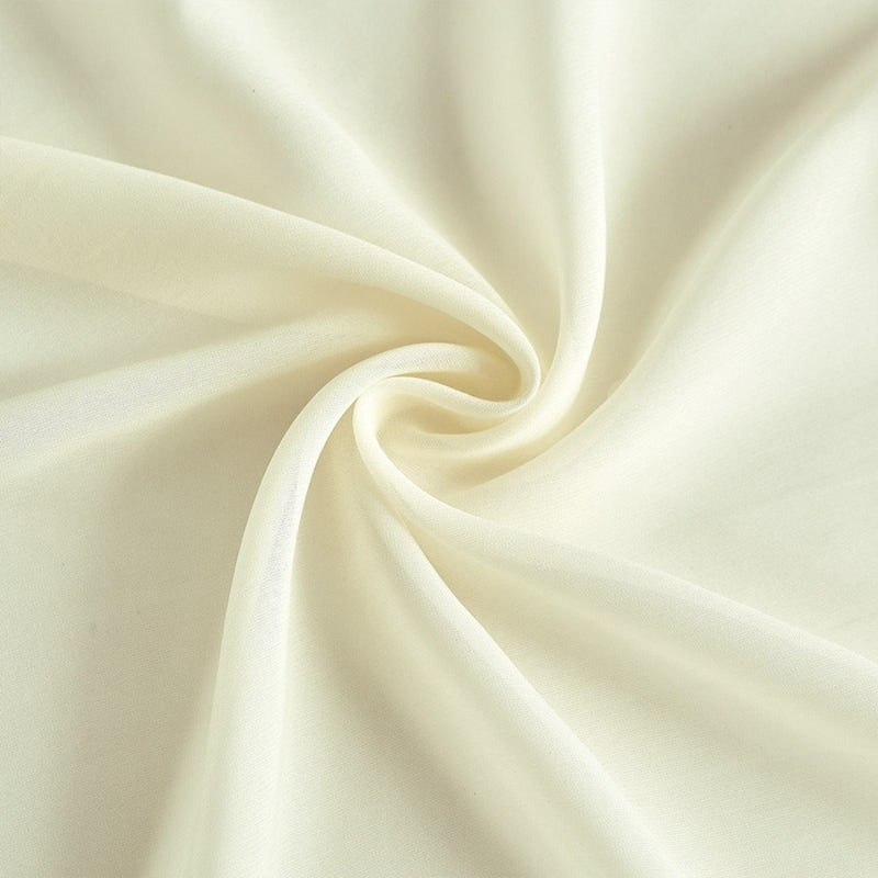 Mira Uni Voilage Rideau sur Mesure Oeillets