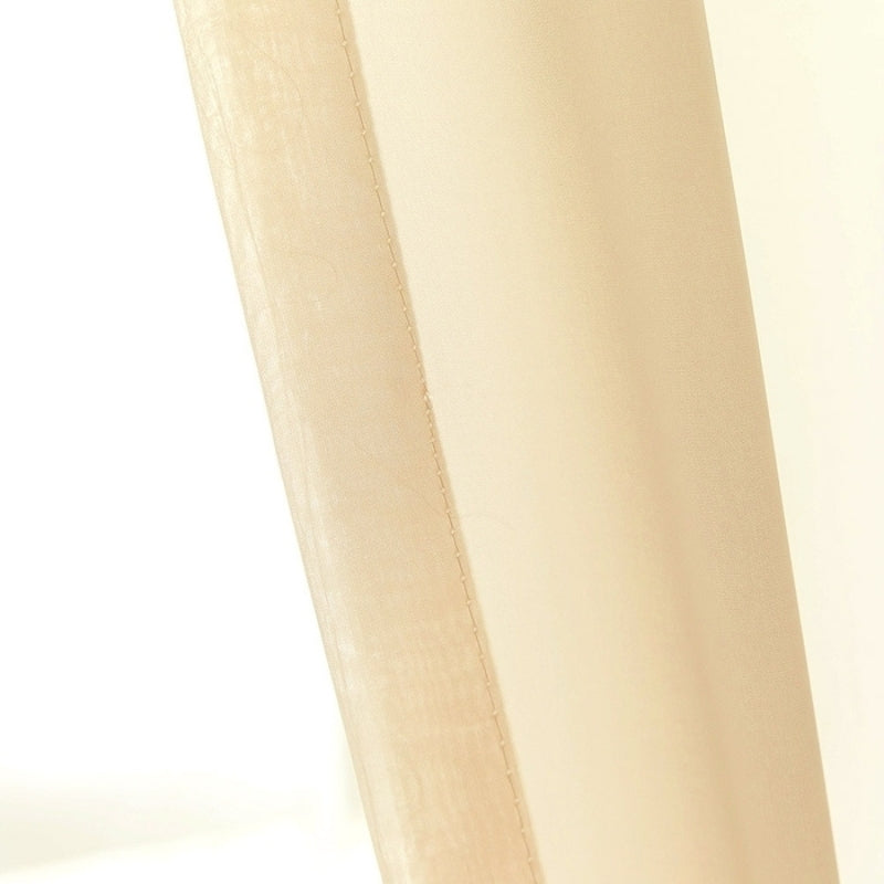 Mira Uni Voilage Rideau sur Mesure Oeillets